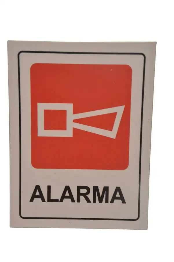 Señaletica Alarma Sintra 13×20 CM