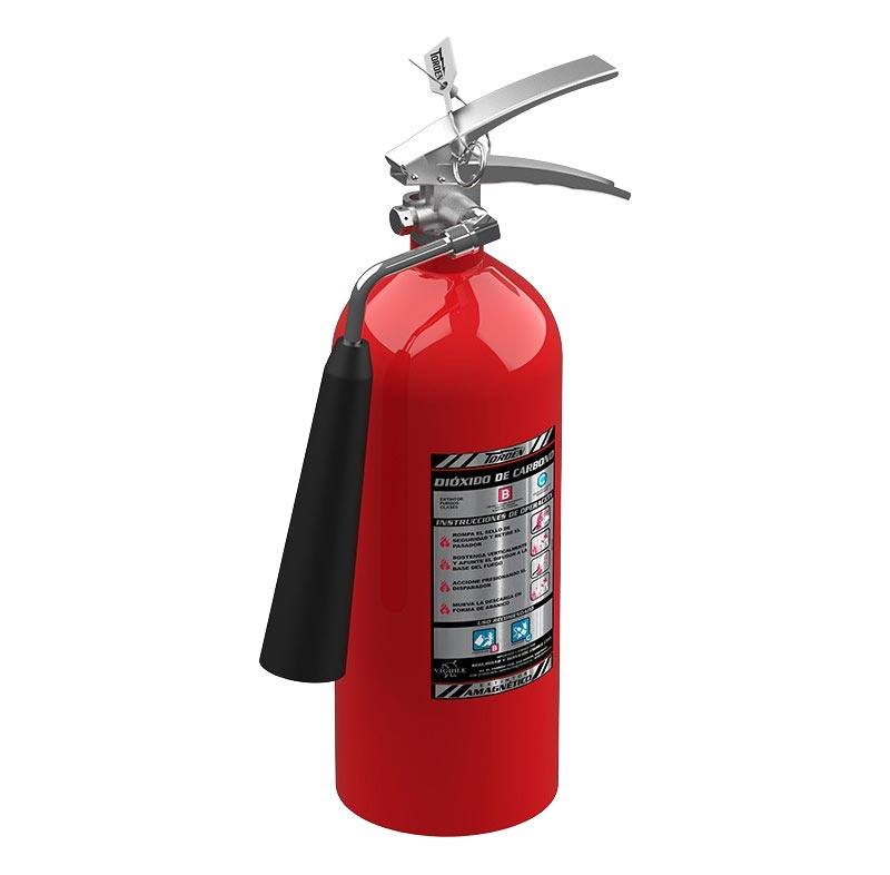 Extintor Torden 5 LB CO₂ Aluminio Certificado